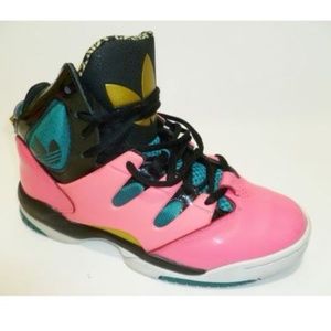 Adidas High Top Sneaker Pink Gold Youth 6